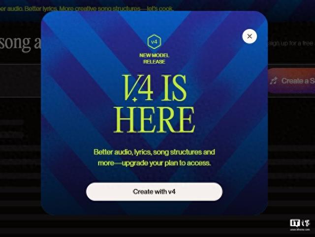 “樂壇ChatGPT”歌曲生成平臺(tái)Suno發(fā)布v4版本，增AI歌詞生成助手