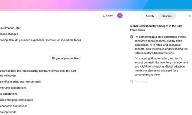 OpenAI緊急加播：ChatGPT上新深度搜索，持續(xù)思考30分鐘輸出1萬字